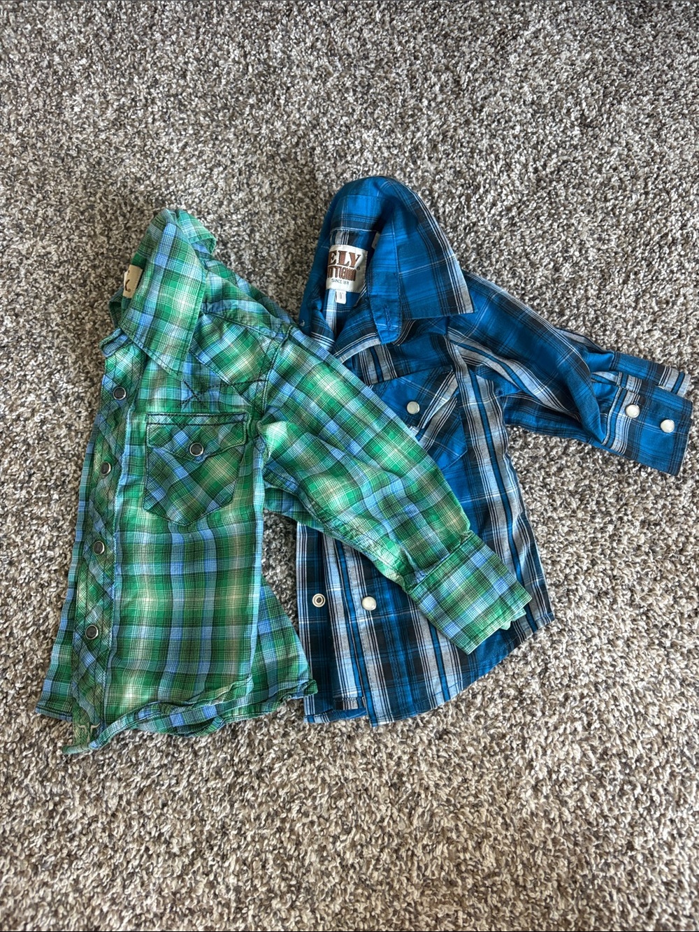 Pearl snap Toddler button ups